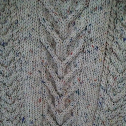 Hand knitted ladies sweater