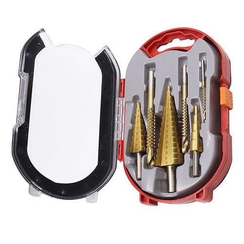 Titanium step drill bits 6pcs - drill,