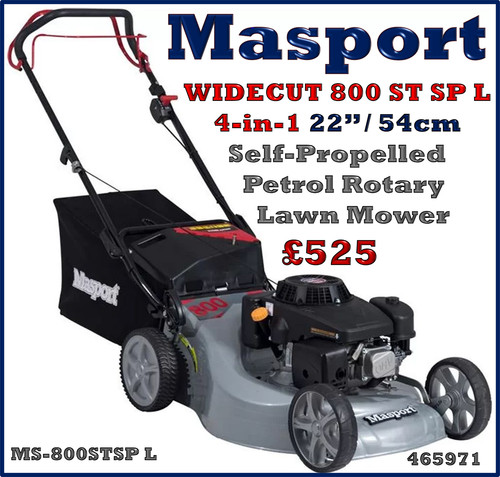 Masport widecut 800 stspl - masport, 22"