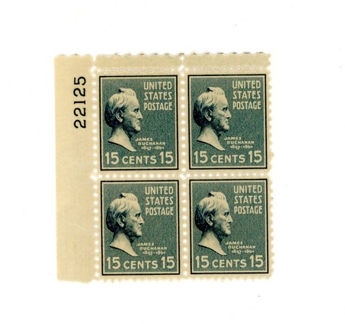 Scott 820 mnh plate - scott, #