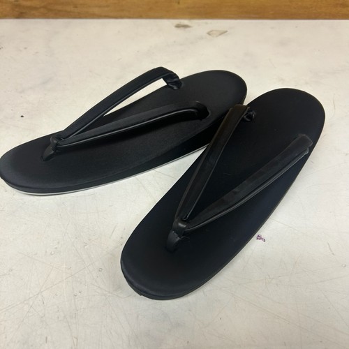 Japanese black zori sandals - japanese,