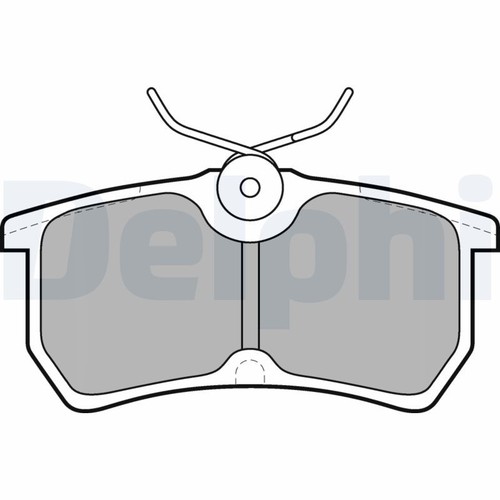 Delphi lp1316 brake pad set - delphi,