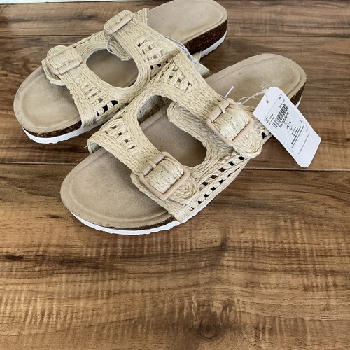 Bnwt double strap rafia - tu,