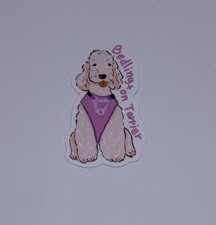 Bedlington terrier dog - dog, sticker