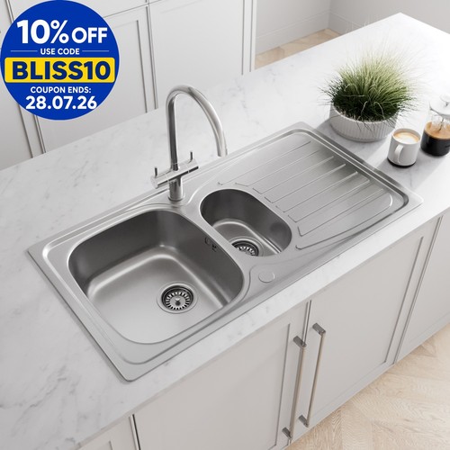 Stainless steel kitchen - stainless, sink