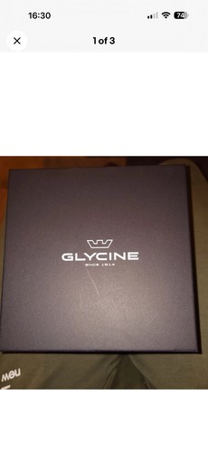 Glycine watch box - in, good