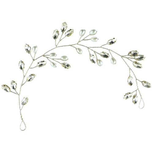 Elegant pearl hair - pearl, vine