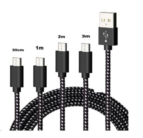 Braided micro usb - usb, cable