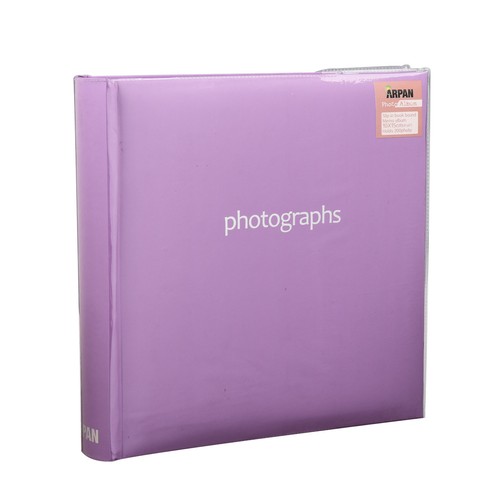 Purple large memo slip case - in,