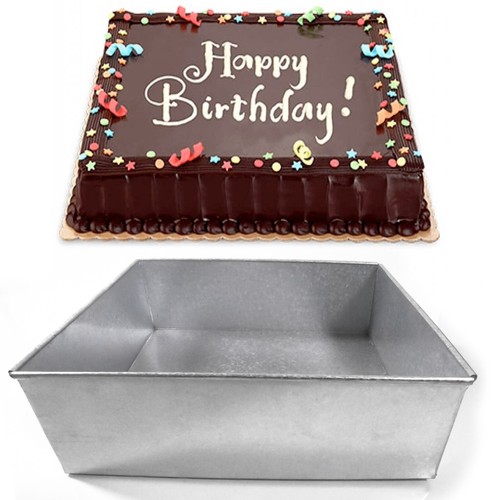 Square cake tins 8 - square,