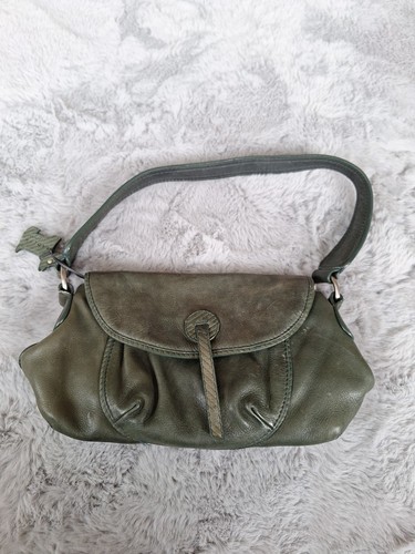 Radley green leather handbag - radley,