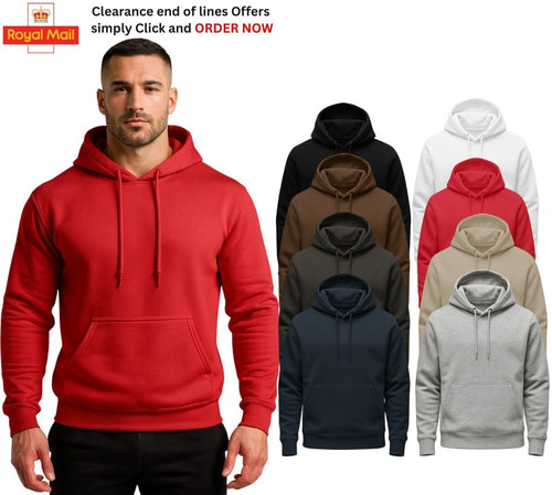 Mens pullover fleece hoodie - mens,