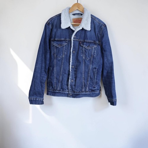 Levis mens blue sherpa lined - sherpa,