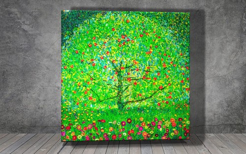 Gustav klimt apple tree - apple, canvas