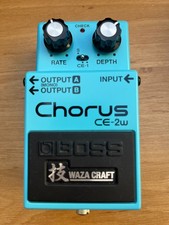 Boss CE-2W Waza Craft Chorus Guitar Effects Pedal
