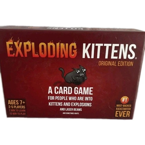 New exploding kittens - exploding, card