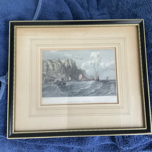 Antique engraving east cliff - antique,