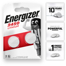 ENERGIZER CR2450 2450 Batteries 3V Lithium Coin Cell Button DL2450 Long Lasting