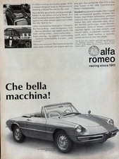 Vintage 1968 Alfa Romeo Duetto