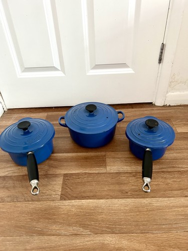 Creuset blue cast iron - creuset,
