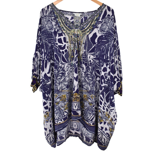 Camilla short printed purple - camilla,