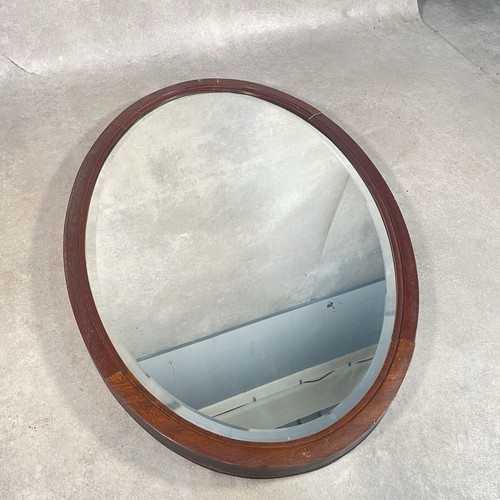 Antique edwardian wall mirror - antique,