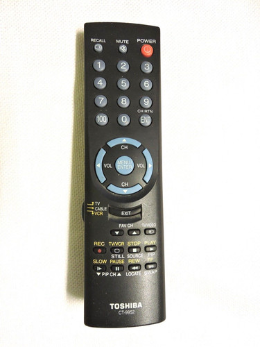 Toshiba 9952 remote - ct-9952, tv
