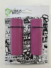 STINKY BITZ BMX Stunt Pegs, One Pair, Purple.