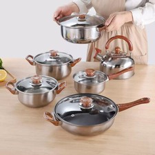 12PCS Stainless Steel Cookware