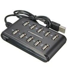 10 Port Hub USB 2.0 High Speed