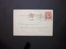 Stationery 1918 KGV 1d Letter