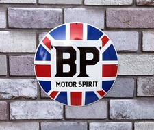 BP Motor Spirit Enamel Sign