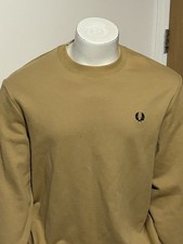 FRED PERRY MUSTARD SWEATSHIRT