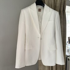 Hugo Boss Ladies Cream Jacket Size 38