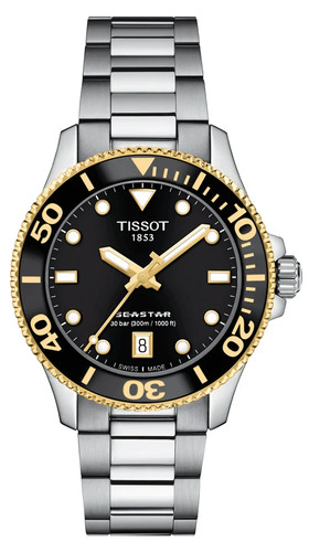 Tissot seastar quartz black - seastar,