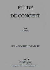 Etude de concert Op.14 Harp Music Damase Lemoine