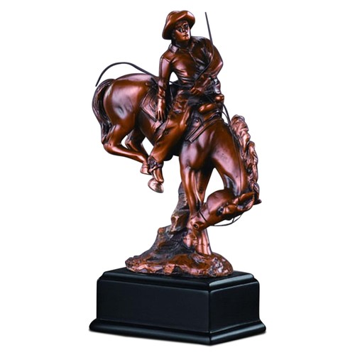 Western cowboy bucking horse - western,