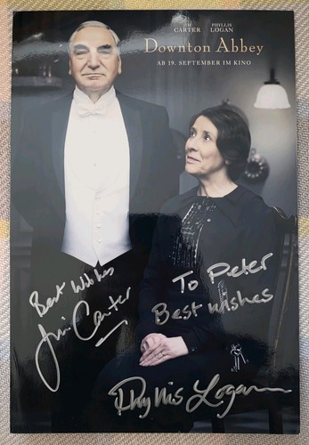 Hand signed downton abbey 2019 - signed,