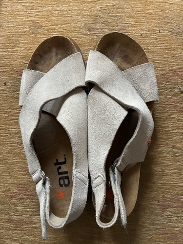 Art beige solid slingback flat - solid,