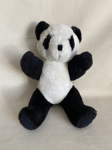 Vintage panda teddy bear - panda,