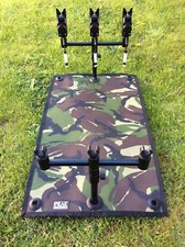 Carp fishing reel splash mat ground sheet made from CAMO cordura 600 x 350mm