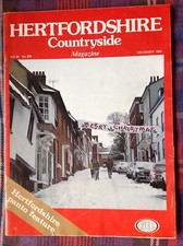 Hertfordshire Countryside magazine December 1984 Vol 39 No 308