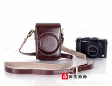 For Panasonic Lumix DMC-LX7 LX5 Leica D-LUX6 LUX5 Leather Camera Case Bag Cover