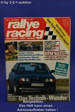 Rally Racing 4/92 BMW M5 Renault Alpine A 110 Volvo