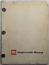 Vintage Ingersoll Rand Crawlair Illustrated Parts List / Manual, 1975