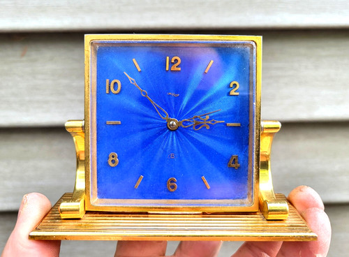 Imhof clock desk alarm blue - alarm,