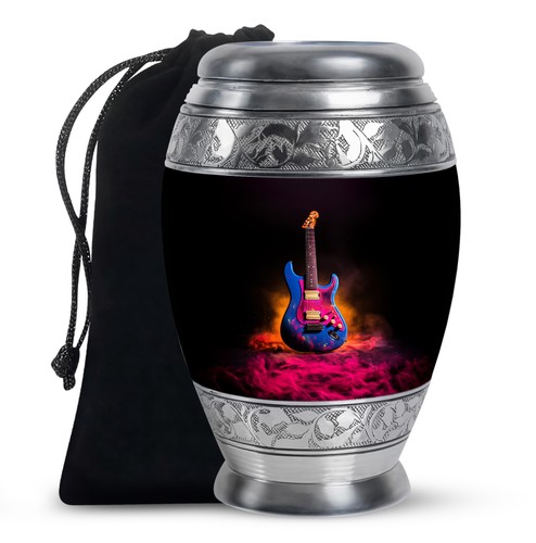 Artisan guitar urns - urns, human