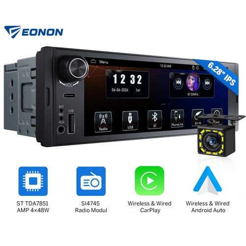 Single din car stereo - din,