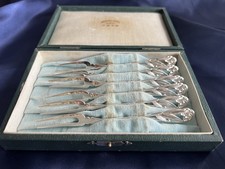 Fine silver set of Japanese