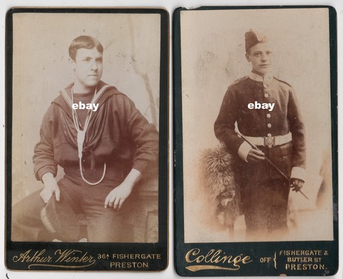 Two 19th century military cdv - century,